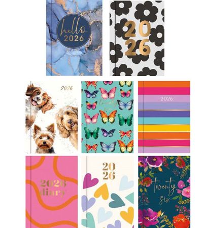 48x 2026 Week To View Pocket Diaries In Counter Display Unit