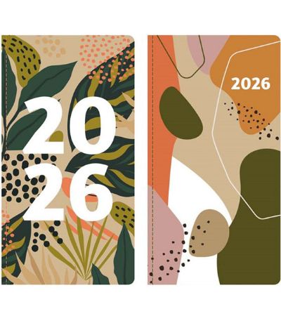 18 x 2026 Week To View Slim Diary -Eco Recyclable Diary