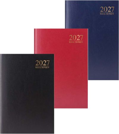 A6 Week To View 2027 Diary