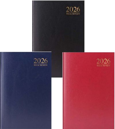 A6 Week To View 2026 Diary